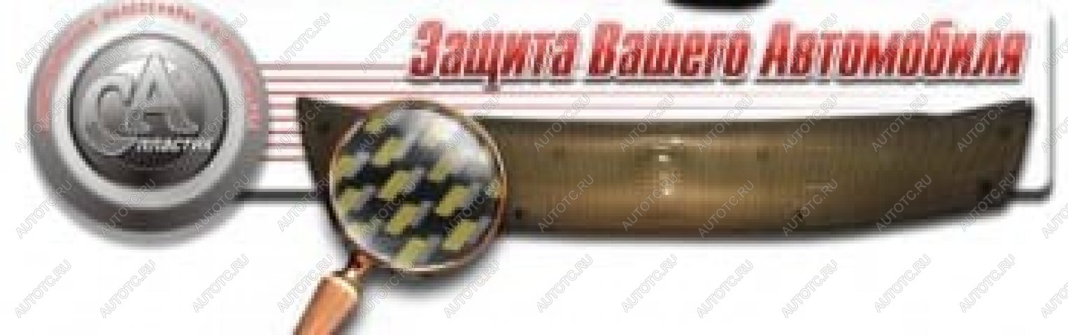 2 089 р. Дефлектор капота CA-Plastic  Suzuki Spacia Custom  MK53 (2017-2025) (Шелкография карбон золото)  с доставкой в г. Кемерово