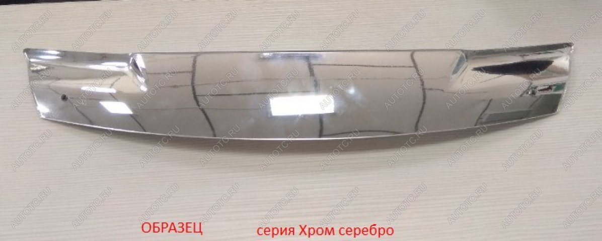 4 099 р. Дефлектор капота CA-Plastic  Toyota Kluger  XU20 (2000-2003) дорестайлинг (Серия Хром серебро)  с доставкой в г. Кемерово