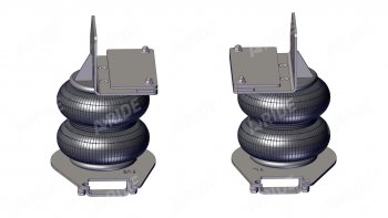 32 899 р. Пневмоподвеска Hyundai HD170, передняя ось Арайд 29050.01  с доставкой в г. Кемерово. Увеличить фотографию 1