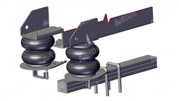 32 899 р. Пневмоподвеска Hyundai HD170, передняя ось Арайд 29050.01  с доставкой в г. Кемерово. Увеличить фотографию 4