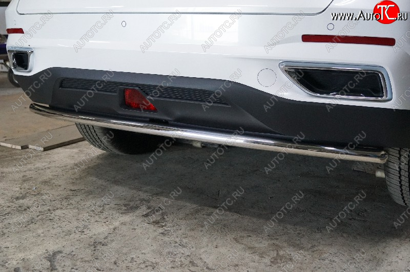 15 249 р. Защита задняя (нержавейка 42,4 мм), ТСС Тюнинг  Changan CS55 Plus (2021-2025)  с доставкой в г. Кемерово