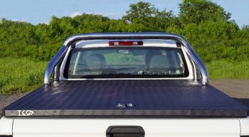 Защита кузова (для крышки) d76,1 мм ТСС Тюнинг JAC T8 PRO (2020-2025) (нержавейка)