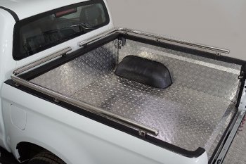 Рейлинги на кузов гнутые d42,4 мм ТСС Тюнинг JAC T8 PRO (2020-2025) (нержавеющая сталь)