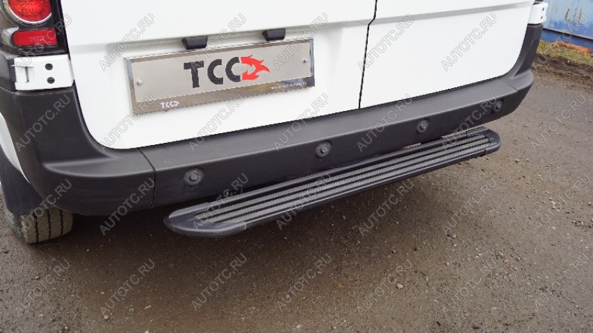 9 699 р. Задняя подножка алюминиевая Slim line Black 1350 мм  solatl123-01b  с доставкой в г. Кемерово