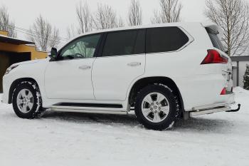 49 799 р. ТСУ PT GROUP тип AV с НЕРЖ накладкой TOYOTA LC 200 2007- LEXUS LX 2016-2021,  Toyota Land Cruiser  200 (2007-2021) дорестайлинг, 1-ый рестайлинг, 2-ой рестайлинг  с доставкой в г. Кемерово. Увеличить фотографию 9