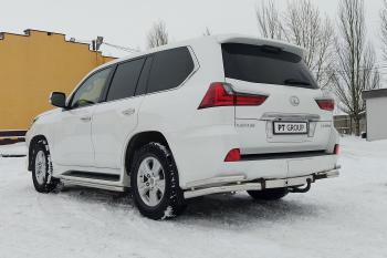 49 799 р. ТСУ PT GROUP тип AV с НЕРЖ накладкой TOYOTA LC 200 2007- LEXUS LX 2016-2021,  Toyota Land Cruiser  200 (2007-2021) дорестайлинг, 1-ый рестайлинг, 2-ой рестайлинг  с доставкой в г. Кемерово. Увеличить фотографию 10