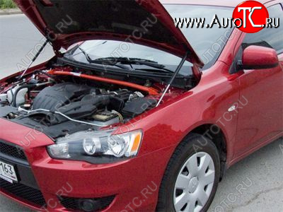 2 899 р. Растяжка передних стоек Mitsubishi Lancer X (2007-н.в.) ТехноМастер ТехноМастер 2904.5300.04  с доставкой в г. Кемерово
