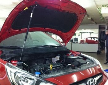 Упор капота Hyundai Solaris (2010-) ТехноМастер ТехноМастер 8231.7500.04