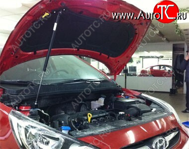 2 449 р. Упор капота Hyundai Solaris (2010-) ТехноМастер ТехноМастер 8231.7500.04  с доставкой в г. Кемерово