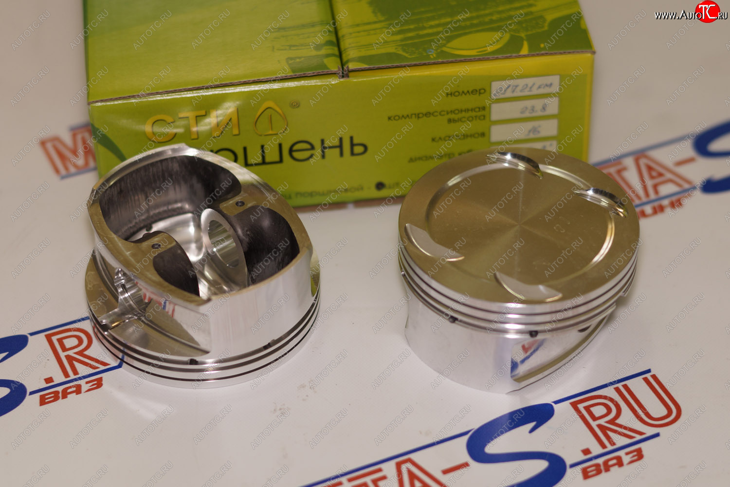 13 399 р. Поршни СТИ 217.21 (82,5, h=23,8 лунка 3,8 см.куб, p=1853мм, valve=3229, 1,21,52,0) СТИ 217.21  с доставкой в г. Кемерово