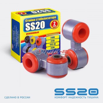 1 599 р. Стойки стабилизатора в сборе 2110 SS20 (ПУ SPORT) SS20 ss40109  с доставкой в г. Кемерово. Увеличить фотографию 1