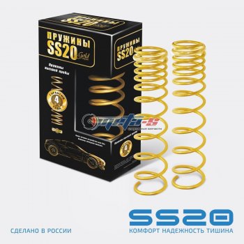 Пружины задние 2шт RH-LH SS20 Лада 2111 - Приора  2171 (GOLD Progressive переменный шаг)