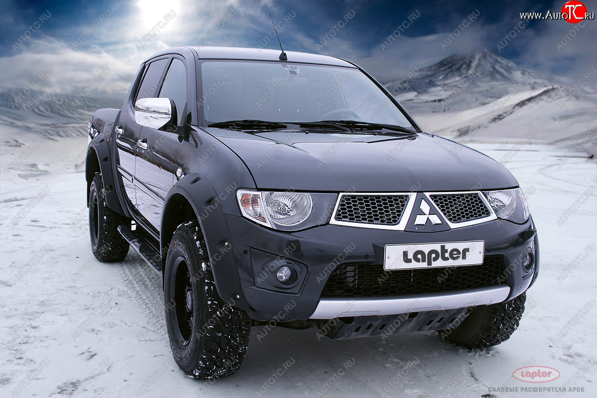 17 699 р. Расширители арок Mitsubishi L200 LAPTER (материал LLPDE, эластон) LAPTER ткm200  с доставкой в г. Кемерово