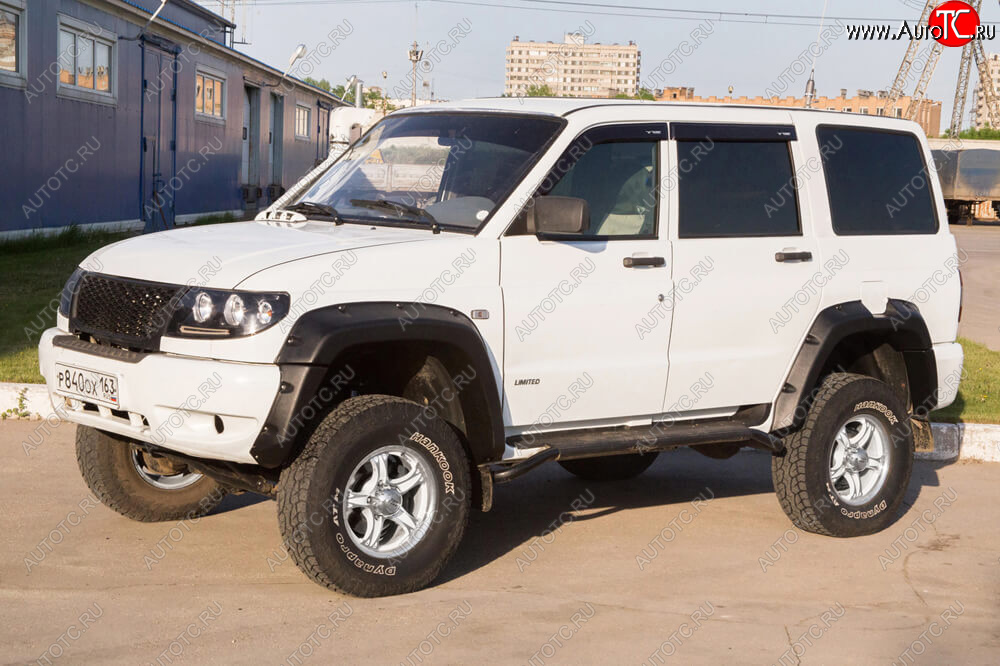 14 999 р. Расширители арок УАЗ Patriot LAPTER (без накладок на бампера) LAPTER tku3163c  с доставкой в г. Кемерово