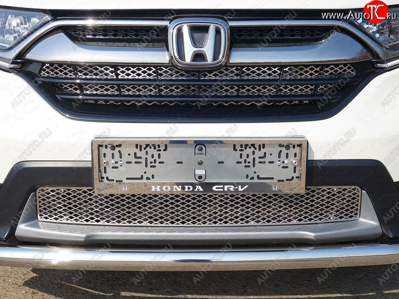 3 299 р.  ТСС Тюнинг HONDACR-V 2017- - Решетка радиатора нижняя (лист)  honcrv1715  с доставкой в г. Кемерово
