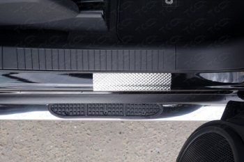 Накладки порожков салона ТСС Тюнинг Jeep Compass MK рестайлинг (2011-2015) (Лист декоративный)