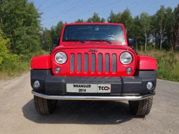  ТСС Тюнинг JEEPWrangler 3D (3.6, JK) 2006-2018 - Решетка радиатора (лист)  jeepwran3d361404