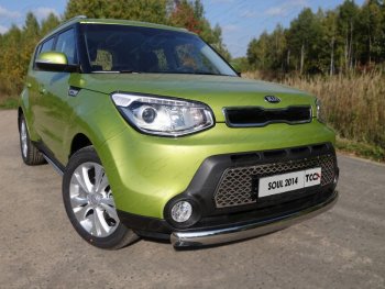  ТСС Тюнинг KIASoul 2014-2016 - Решетка радиатора (треугольник)  kiasoul1404