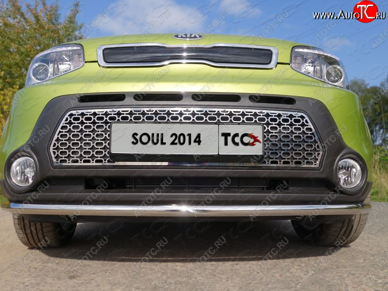 3 989 р.  ТСС Тюнинг KIASoul 2014-2016 - Решетка радиатора (ромб)  kiasoul1405  с доставкой в г. Кемерово