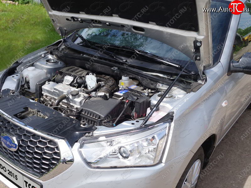 2 999 р. Упор капота ТСС Тюнинг DATSUN on-DO 2015-  datondo1502y  с доставкой в г. Кемерово