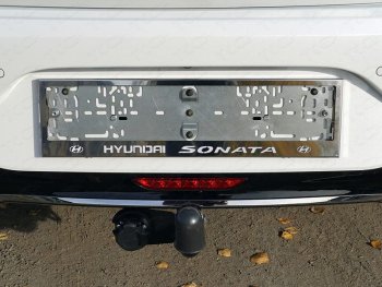 Рамка гос. номера ТСС Тюнинг Hyundai Sonata DN8 (2019-2022) ()