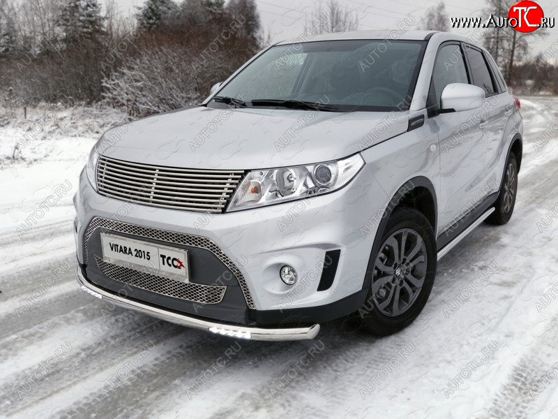1 000 000 р. Рамка гос. номера ТСС Тюнинг Suzuki Vitara LY дорестайлинг (2015-2019) (нержавейка)  с доставкой в г. Кемерово