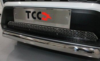Рамка гос. номера ТСС Тюнинг Toyota RAV4  XA50 (2018-2025) 5 дв. дорестайлинг (нержавейка)
