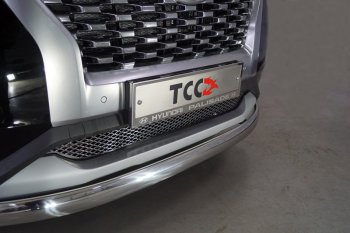 Рамка гос. номера ТСС Тюнинг Hyundai Palisade  LX2 (2018-2022) (нержавейка)