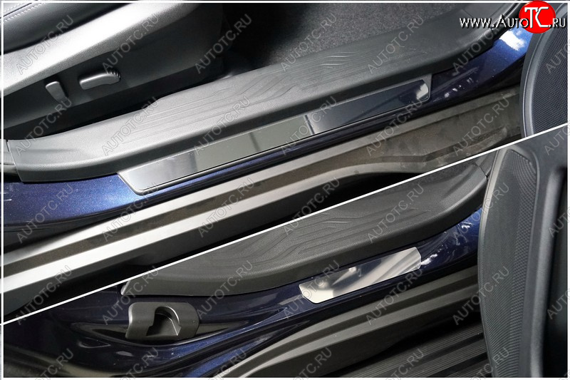 1 000 000 р. Накладки на пластиковые пороги ТСС Тюнинг  Subaru Outback  BT (2019-2025) универсал (Лист зеркальный)  с доставкой в г. Кемерово