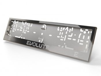 Рамка гос. номера ТСС Тюнинг Evolute i-Joy (2022-2025) джип (нержавейка)