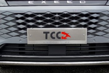 Рамка гос. номера ТСС Тюнинг EXEED RX (2022-2025) (нержавейка)