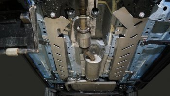 Защита топливной магистрали ТСС Тюнинг Kaiyi X3 Pro (2023-2025) (алюминий 4 мм)