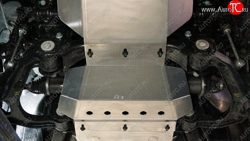 6 549 р. Защита картера (2.0L 4WD, алюминий 4мм) ТСС Тюнинг  BAIC BJ40 (2022-2025)  с доставкой в г. Кемерово