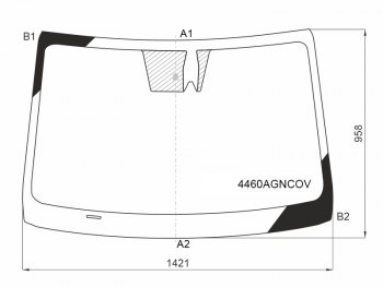 6 849 р. Стекло лобовое (Камера Место под датчик запотевания) Kia Cerato 21-  Forte 18-  K3 18- FUYAO 4460AGNCOV  с доставкой в г. Кемерово. Увеличить фотографию 1