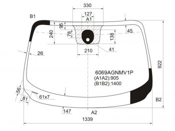 6 399 р. Стекло лобовое (Датчик дождя Сборка Британия) Nissan Juke 10-20 FUYAO 6069AGNMV1P  с доставкой в г. Кемерово. Увеличить фотографию 1