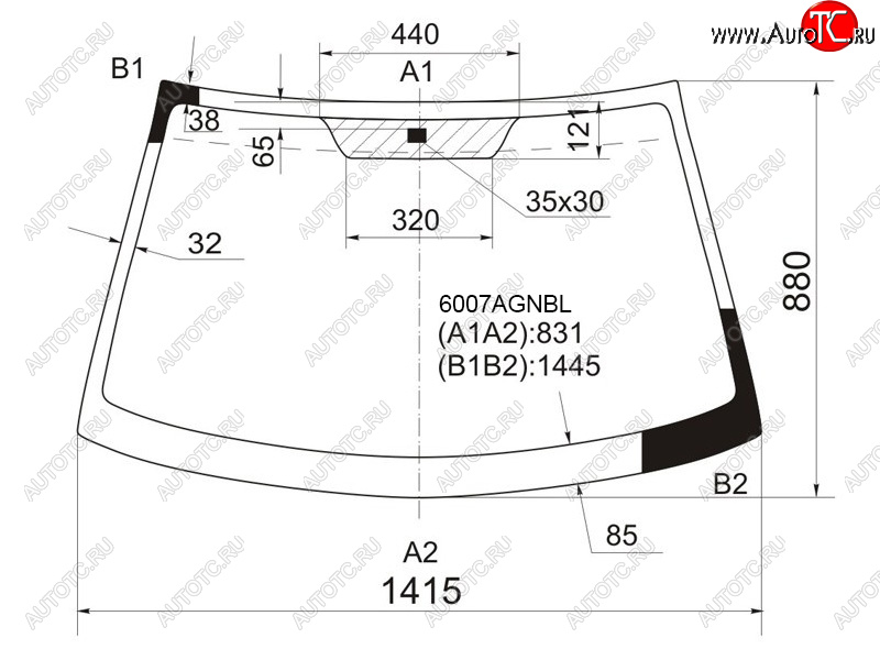 5 299 р. Стекло лобовое Nissan Almera 00-06  Almera Classic 06-12  Bluebird Sylphy 00-05 FUYAO 6007AGNBL  с доставкой в г. Кемерово