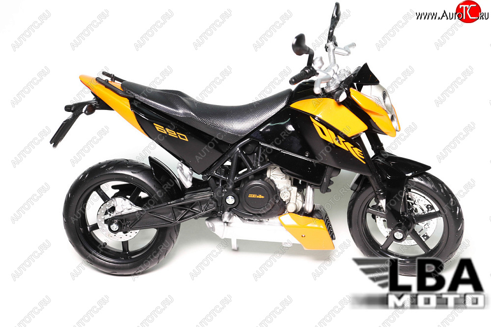 1 599 р. Модель мотоцикла KTM 690 DUKE Оранжевого цвета масштаб 112  пм-00002212  с доставкой в г. Кемерово