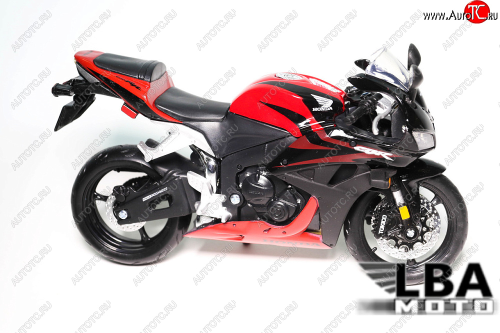 1 599 р. Модель мотоцикла Honda CBR600RR 07-08 Красно-Черного цвета масштаб 112  пм-00002214  с доставкой в г. Кемерово