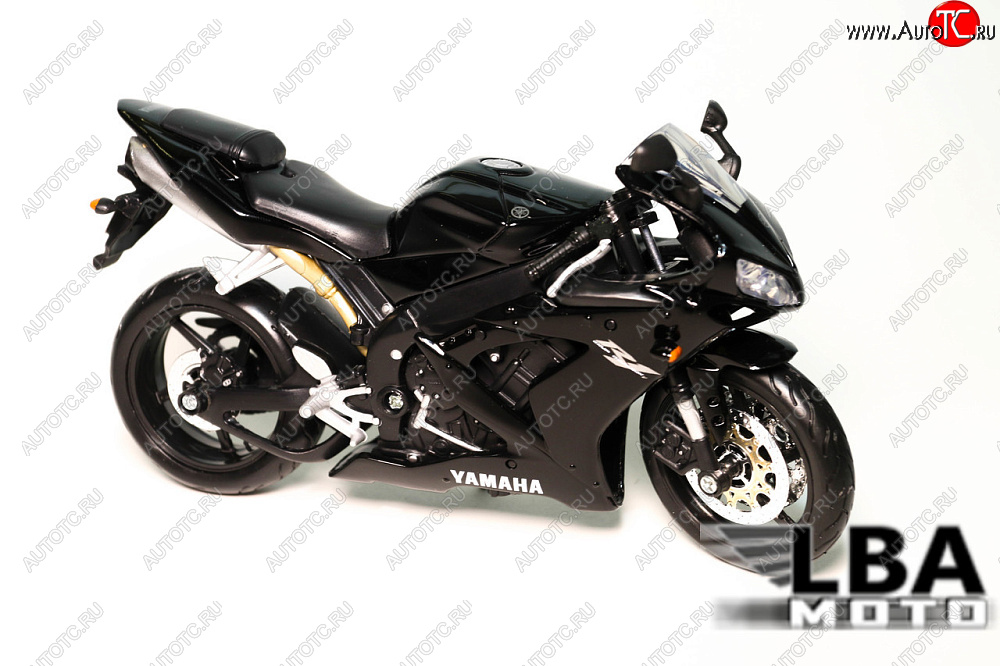 1 599 р. Модель мотоцикла Yamaha YZF-R1 04-06 Черного цвета масштаб 112  пм-00002216  с доставкой в г. Кемерово
