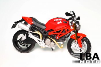 Модель мотоцикла Ducati Monster 696 Красного цвета масштаб 112  пм-00002224