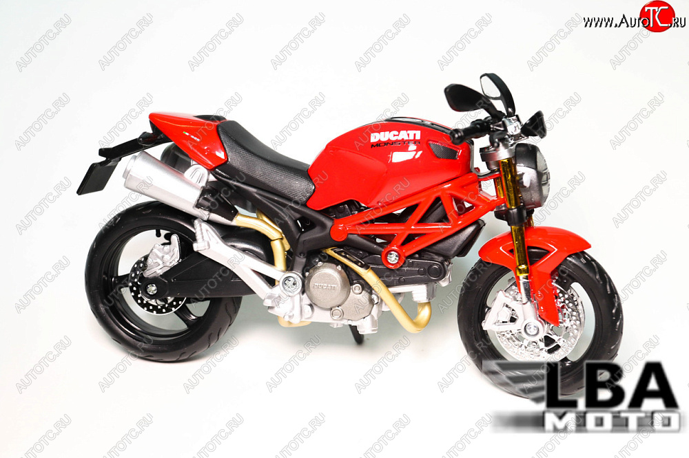 1 599 р. Модель мотоцикла Ducati Monster 696 Красного цвета масштаб 112  пм-00002224  с доставкой в г. Кемерово