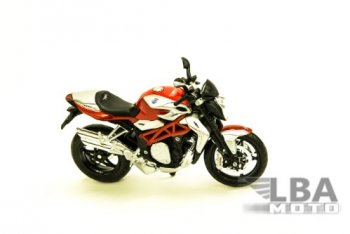 Модель мотоцикла MV Agusta Brutale 1090RR Красного цвета масштаб 112  пм-00002229