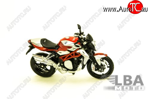 1 599 р. Модель мотоцикла MV Agusta Brutale 1090RR Красного цвета масштаб 112  пм-00002229  с доставкой в г. Кемерово