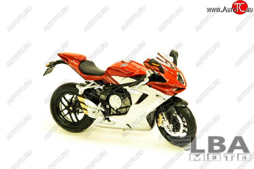 1 599 р. Модель мотоцикла MV Agusta F3 Serue ORO 12 Красного цвет масштаб 112  пм-00002230  с доставкой в г. Кемерово