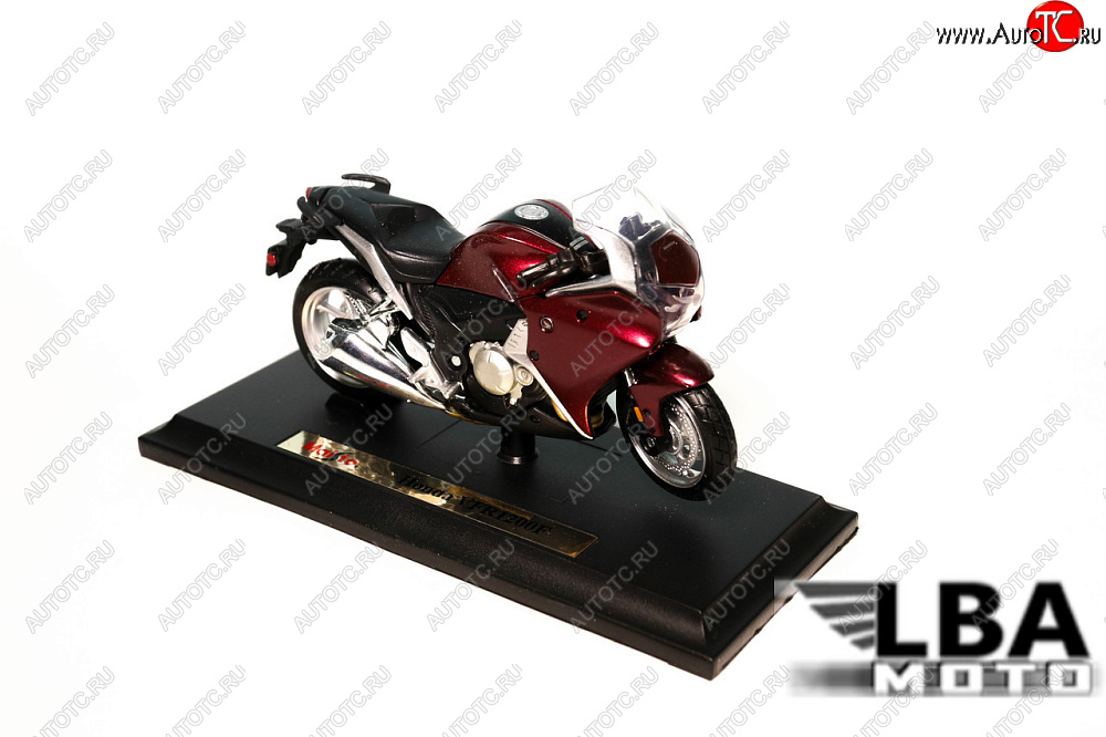 1 299 р. Модель мотоцикла Honda VFR1200F Бордового цвета масштаб 1 18  пм-00002236  с доставкой в г. Кемерово