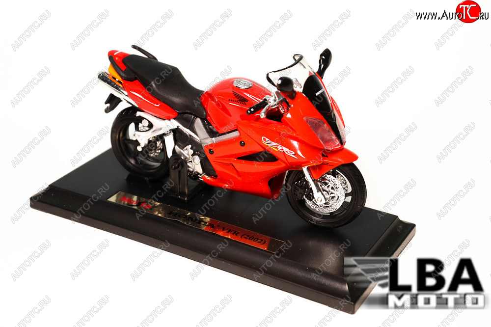 1 299 р. Модель мотоцикла Honda VFR800 Красного цвета масштаб 1 18  пм-00002243  с доставкой в г. Кемерово