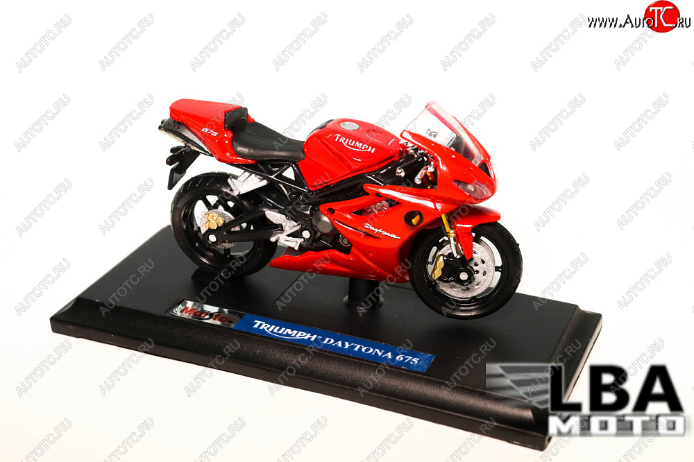 1 299 р. Модель мотоцикла Triumph Daytona 675 Красного цвета 118  пм-00002250  с доставкой в г. Кемерово