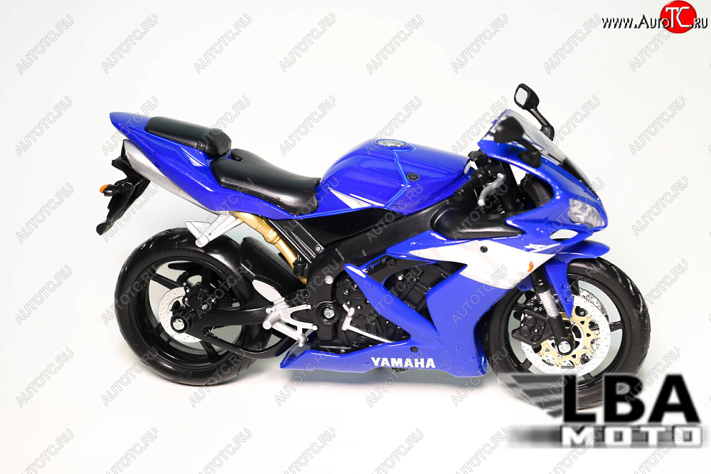 1 599 р. Модель мотоцикла Yamaha YZF-R1 04-06 Синего цвета масштаб 112  лб-00000321  с доставкой в г. Кемерово