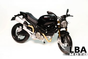 Модель мотоцикла Ducati Monster 696 Черного цвета масштаб 112  лб-00000323