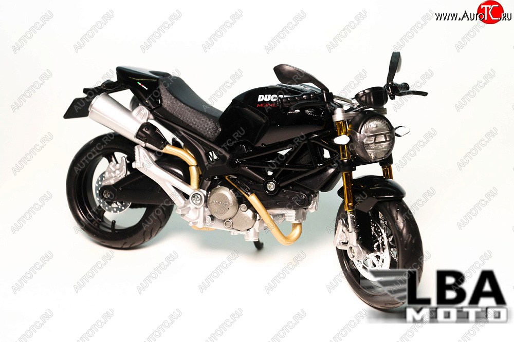 1 599 р. Модель мотоцикла Ducati Monster 696 Черного цвета масштаб 112  лб-00000323  с доставкой в г. Кемерово